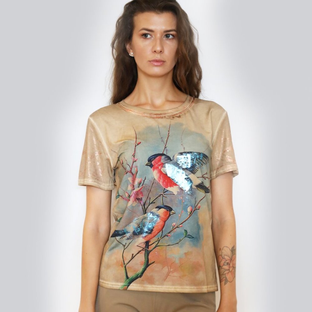 Birds Print T-short ST-667